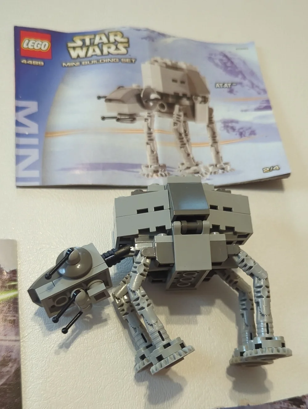 Star Wars Lego Bundle At-At And Millennium Falcon Mini Building Set 4489 4488